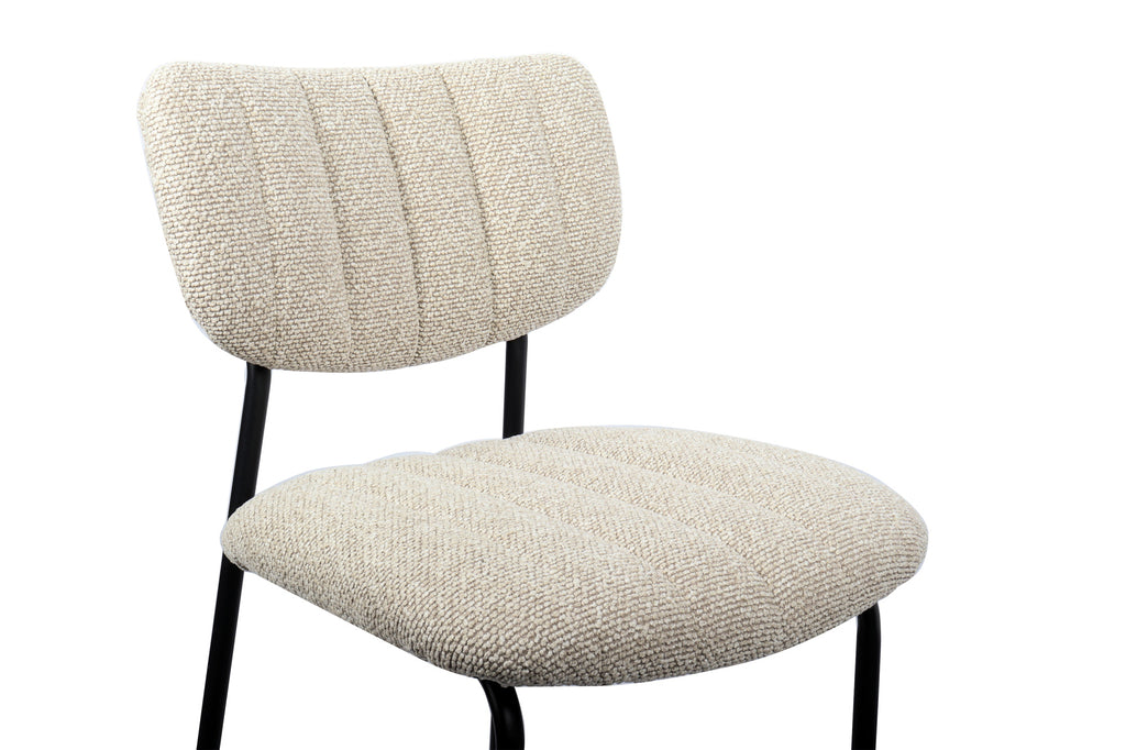 Chaise de comptoir 'Antura' Tissu Beige RS