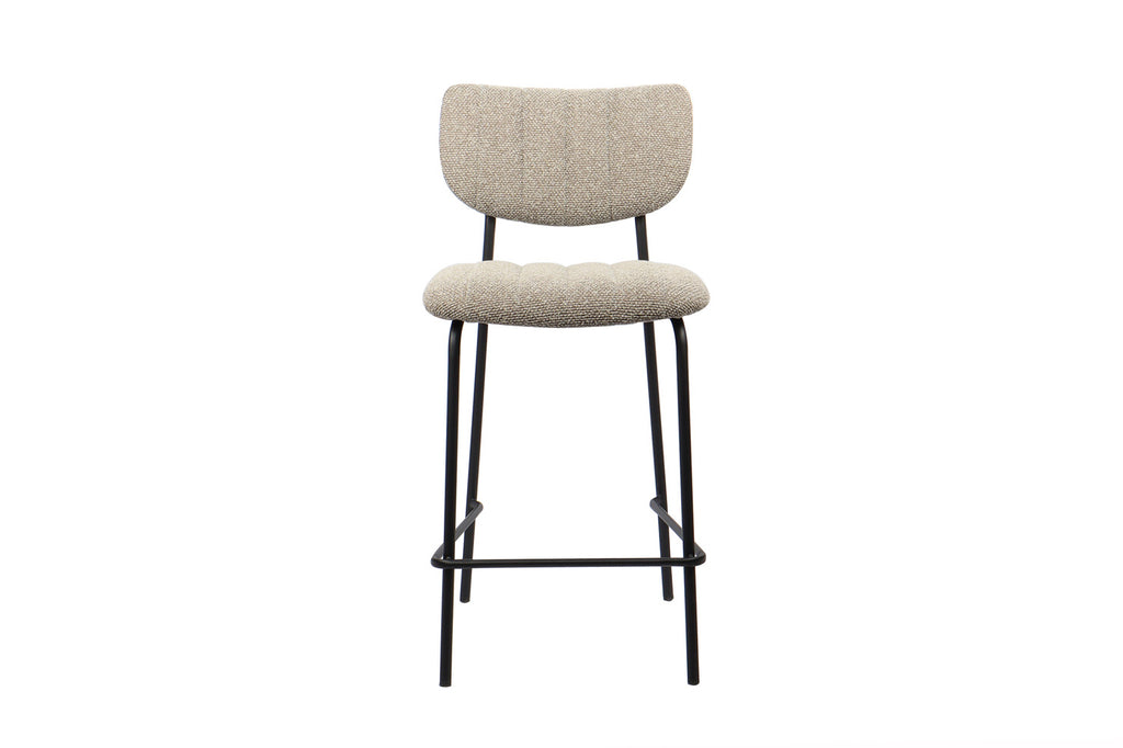 Chaise de comptoir 'Antura' Tissu Marron RS