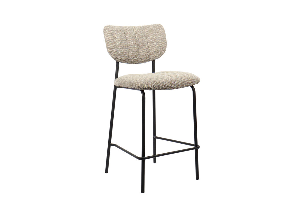 Chaise de comptoir 'Antura' Tissu Marron RS