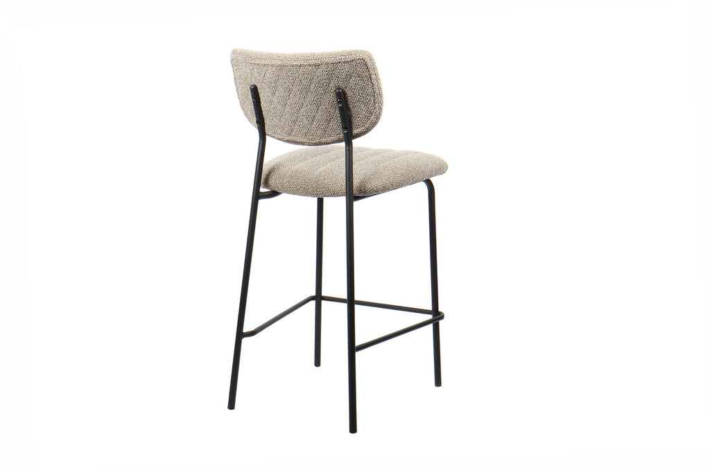 Chaise de comptoir 'Antura' Tissu Marron RS