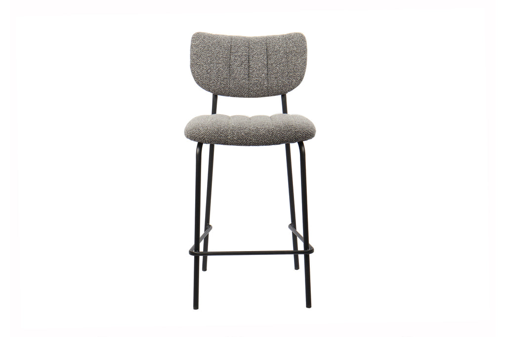 Chaise de comptoir « Antura » Tissu Gris Foncé RS