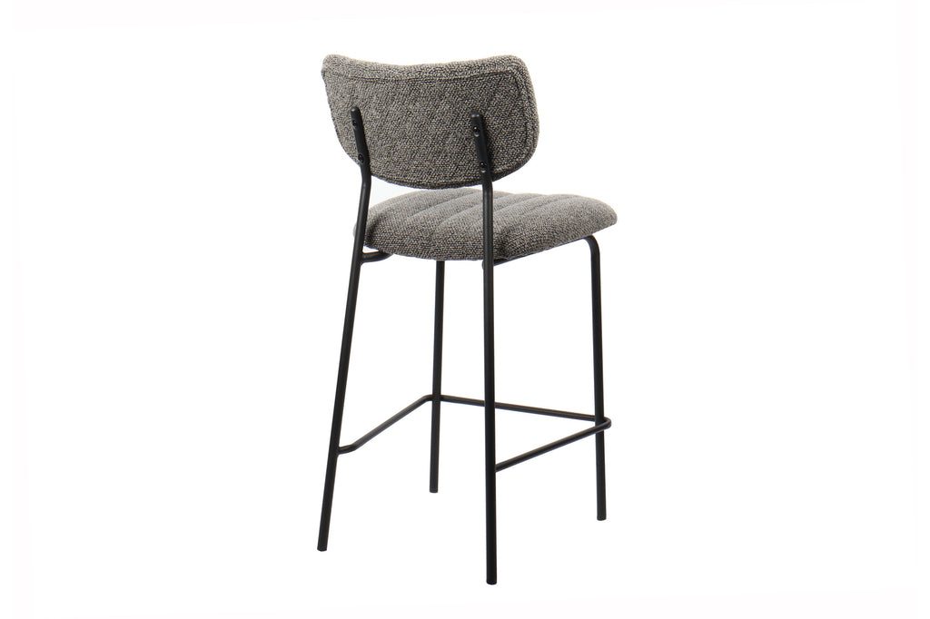 Chaise de comptoir « Antura » Tissu Gris Foncé RS