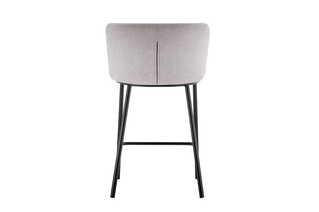 Chaise de comptoir 'Arthur' Tissu Beige RS