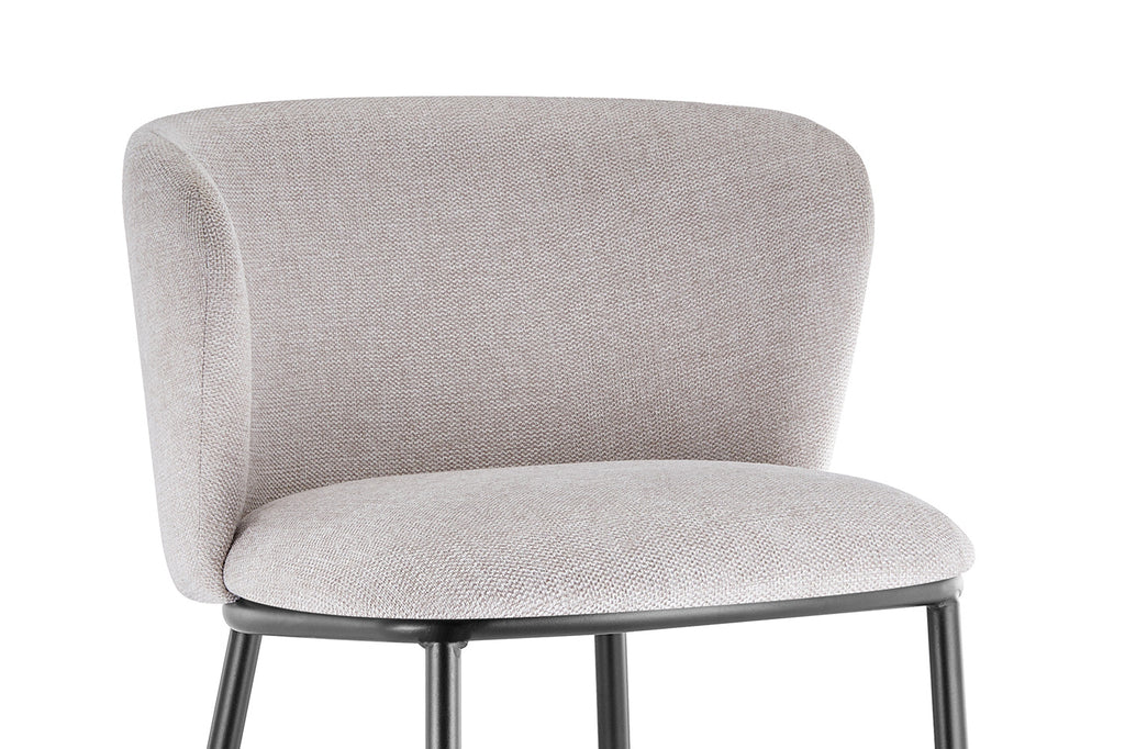 Chaise de comptoir 'Arthur' Tissu Beige RS
