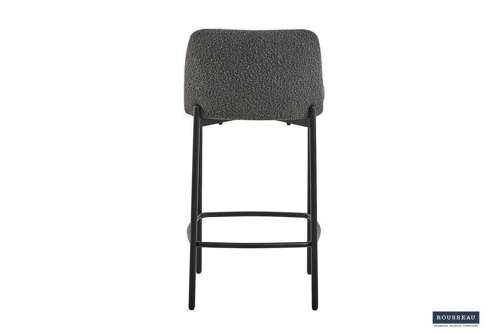 Tabouret de bar 'Ella' Tissu Gris RS