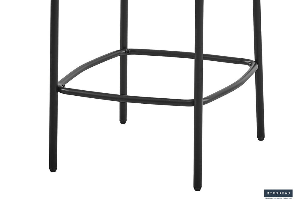Tabouret de bar 'Ella' Tissu Gris RS