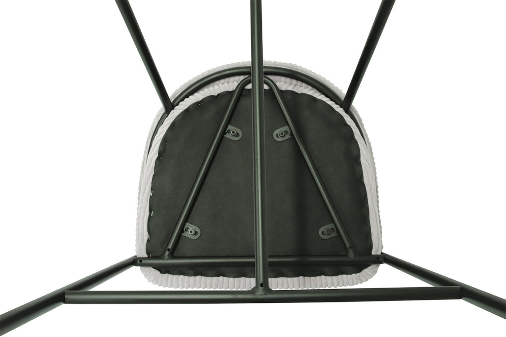 Counterstoel 'Hugo' Corduroy Lichtgrijs RS