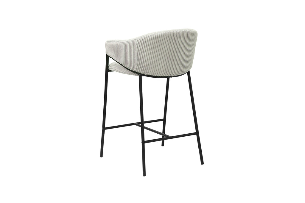 Counterstoel 'Hugo' Corduroy Lichtgrijs RS