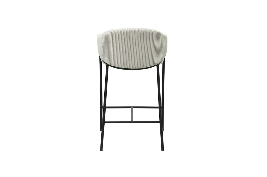 Counterstoel 'Hugo' Corduroy Lichtgrijs RS