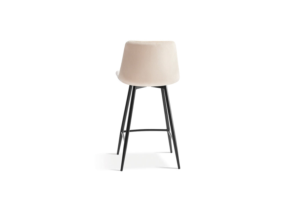 Chaise de comptoir 'Juta' Velours Beige RS
