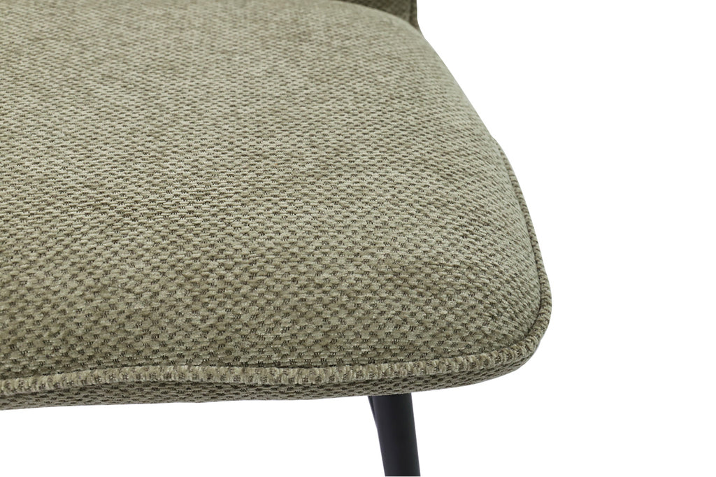 Chaise de comptoir pivotante « Lara » - Tissu Sable RS
