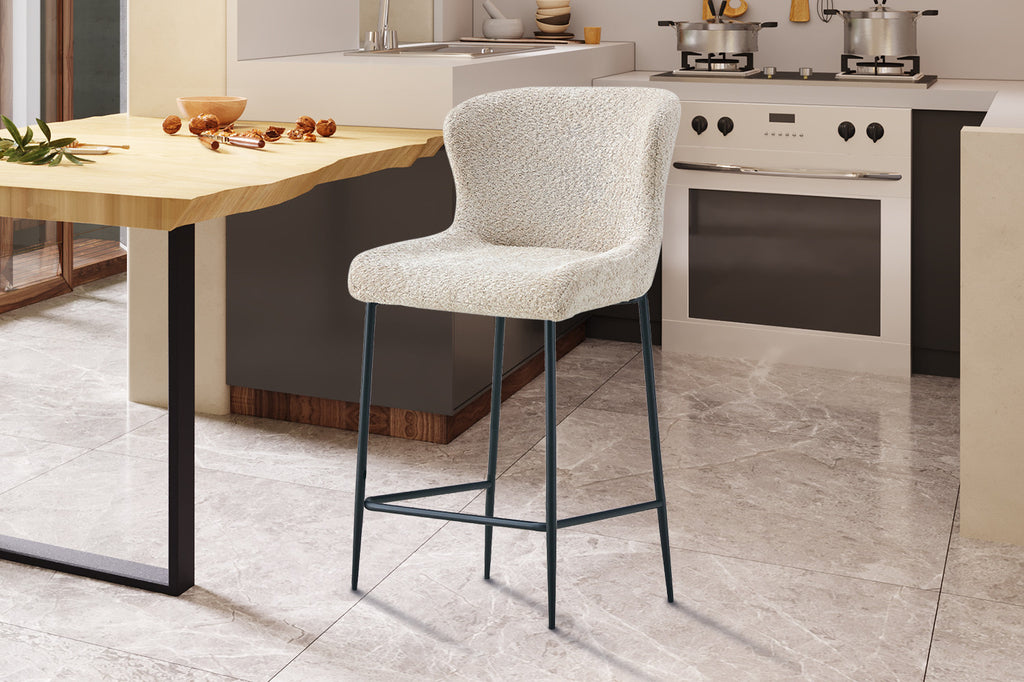 Counterstoel 'Lisa' Bouclé Beige RS