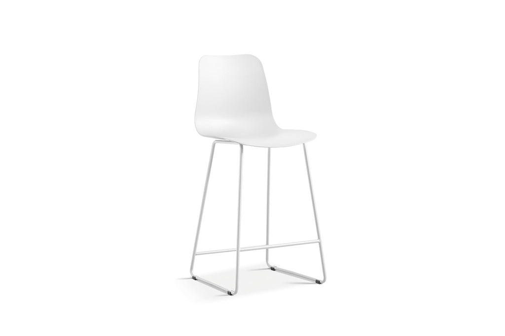 Chaise de comptoir « Marie » PP Blanc RS