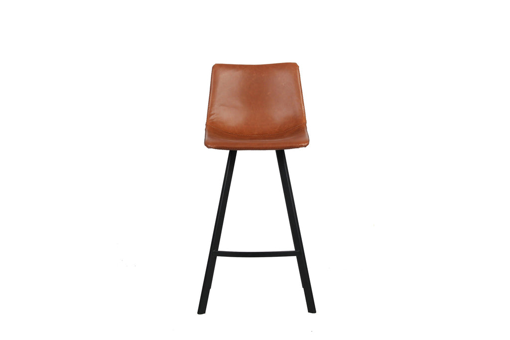 Chaise de comptoir 'Ozan' PU Cognac RS