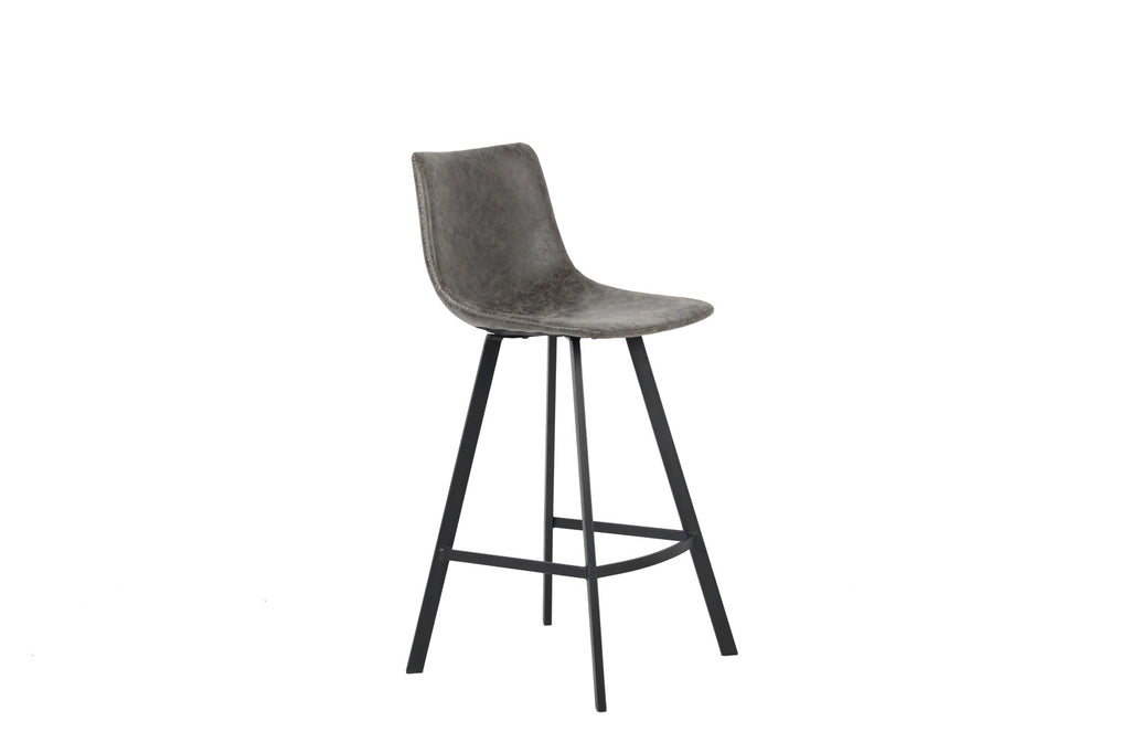 Tabouret de bar « Ozan » PU Gris RS