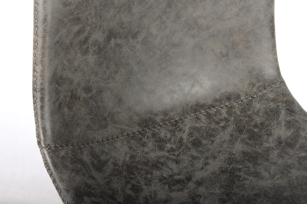 Tabouret de bar « Ozan » PU Gris RS