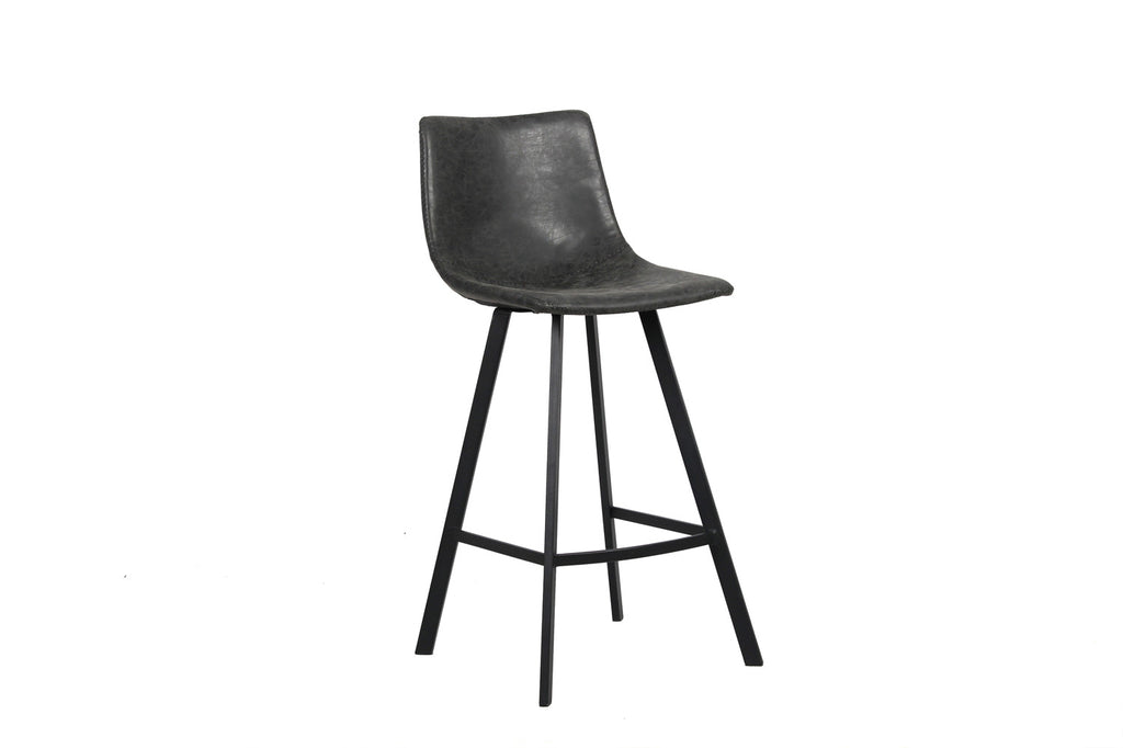 Chaise de comptoir « Ozan » PU noir RS