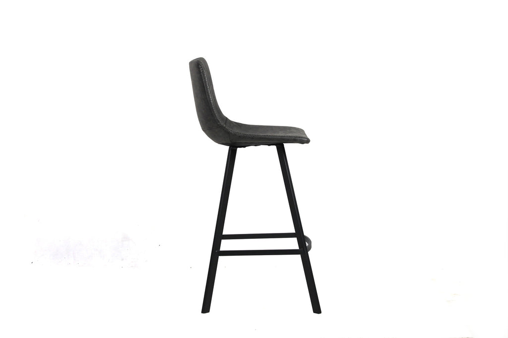 Tabouret de bar « Ozan » PU Noir RS