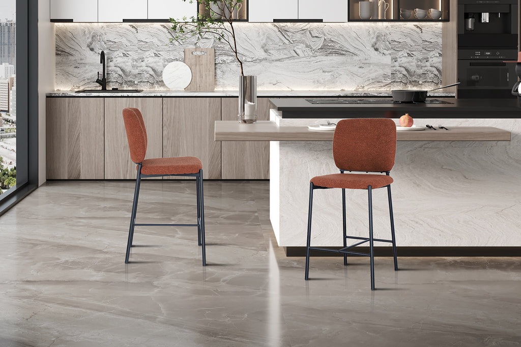 Counterstoel 'Sophia' Stof Roest RS