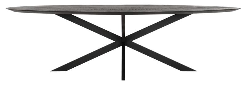Eettafel Timeless 280 DTP - ovaal zwart