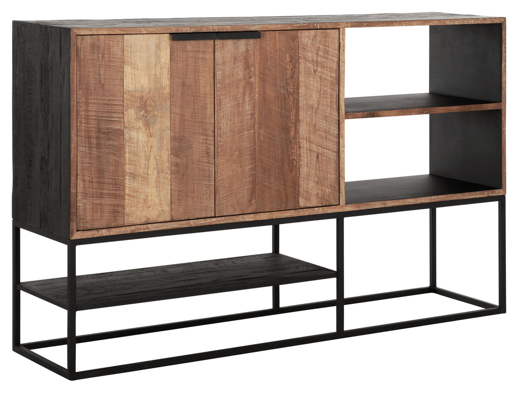 Dressoir Cosmo S, 2 deuren, 2 open rekken - DTP
