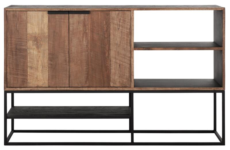 Dressoir Cosmo S, 2 deuren, 2 open rekken - DTP