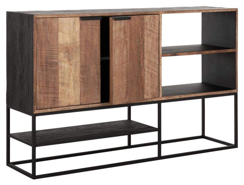 Dressoir Cosmo S, 2 deuren, 2 open rekken - DTP
