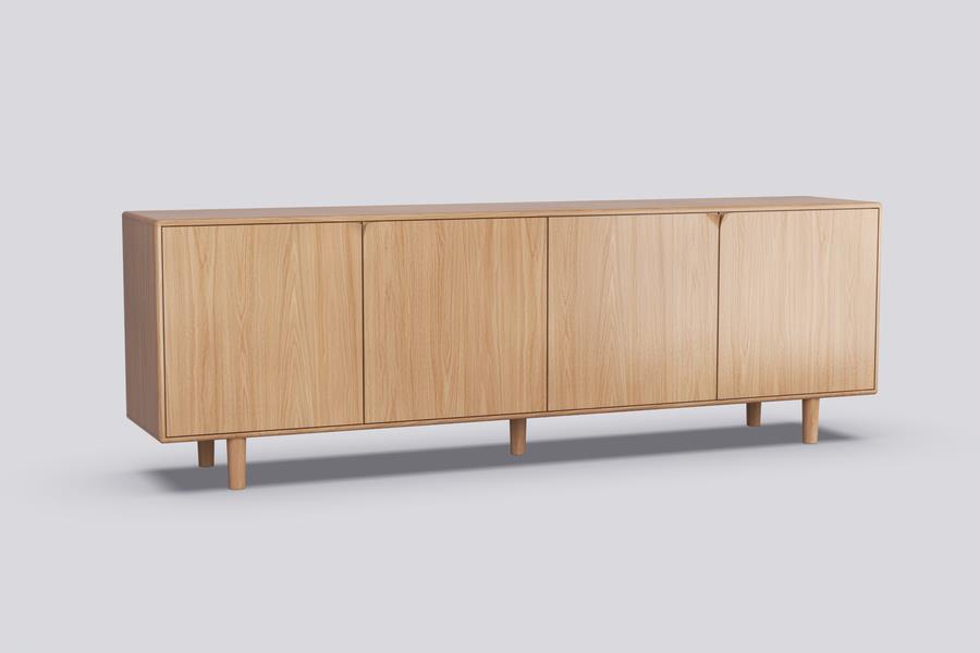 Dressoir Sento 4-deurs eik (4 kleuren) - THS