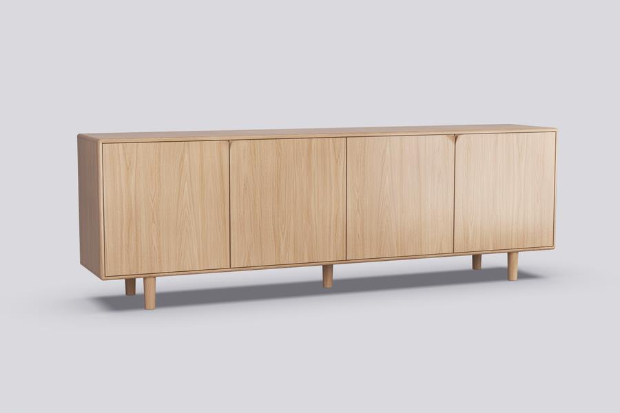 Dressoir Sento 4-deurs eik (4 kleuren) - THS