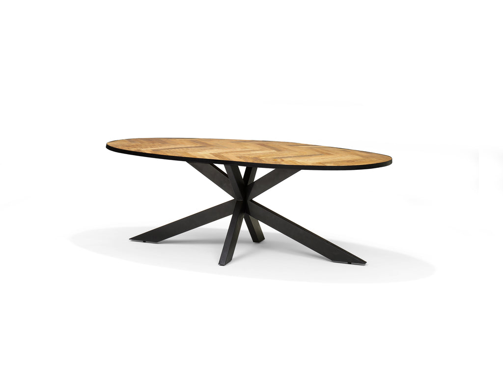 Eetkamertafel AGRA Mango Herringbone 200 - RVD