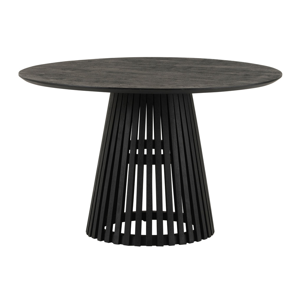 Eettafel Ø130, Acacia Black - NW