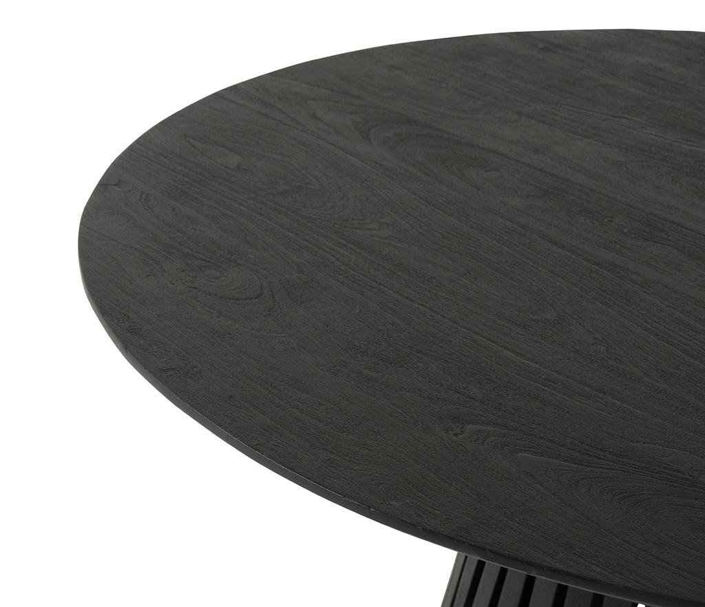 Eettafel Ø130, Acacia Black - NW