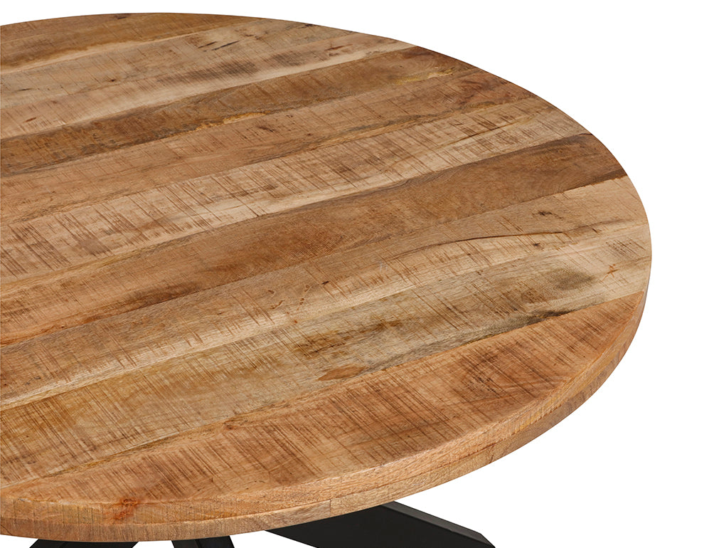 Eettafel Peru 130 Rough NW rond