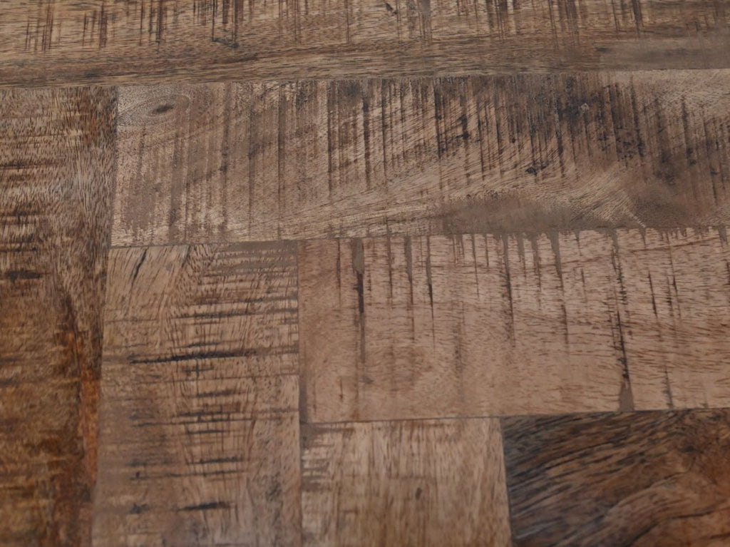 Eettafel Verona ovaal - 220x110x76 - naturel - Mangohout/metaal HSM