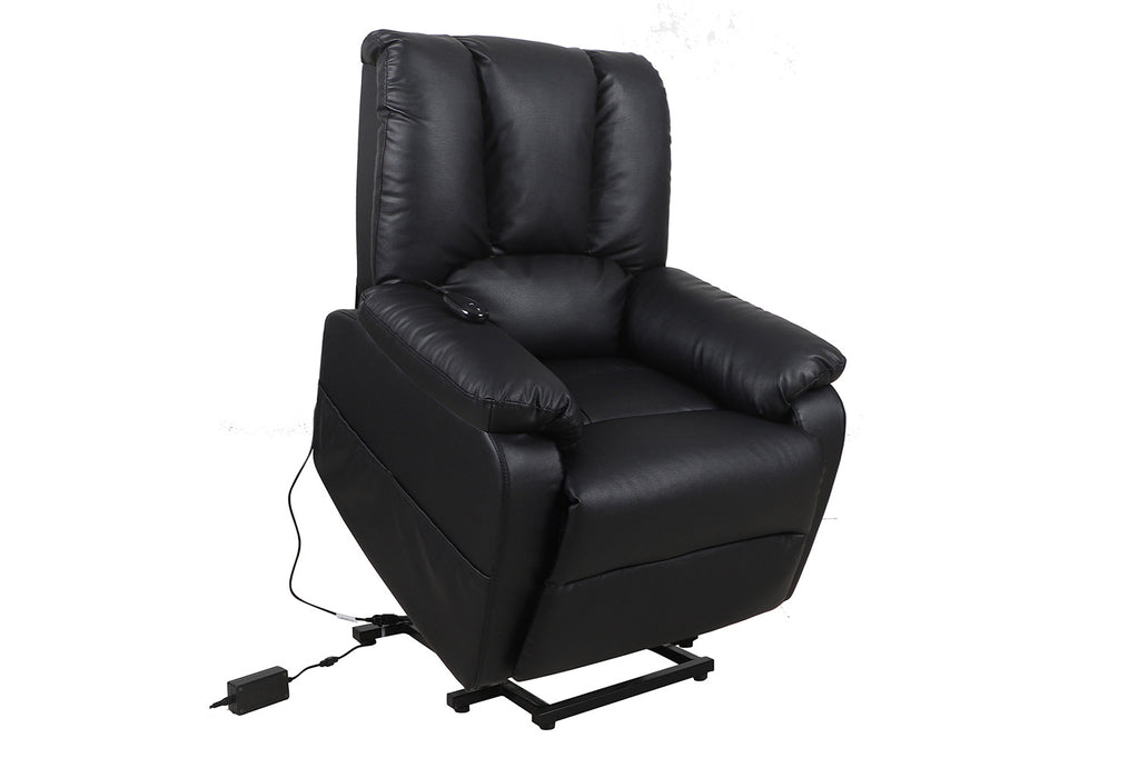 Relaxfauteuil met lift 'Osaka' PU Zwart RS