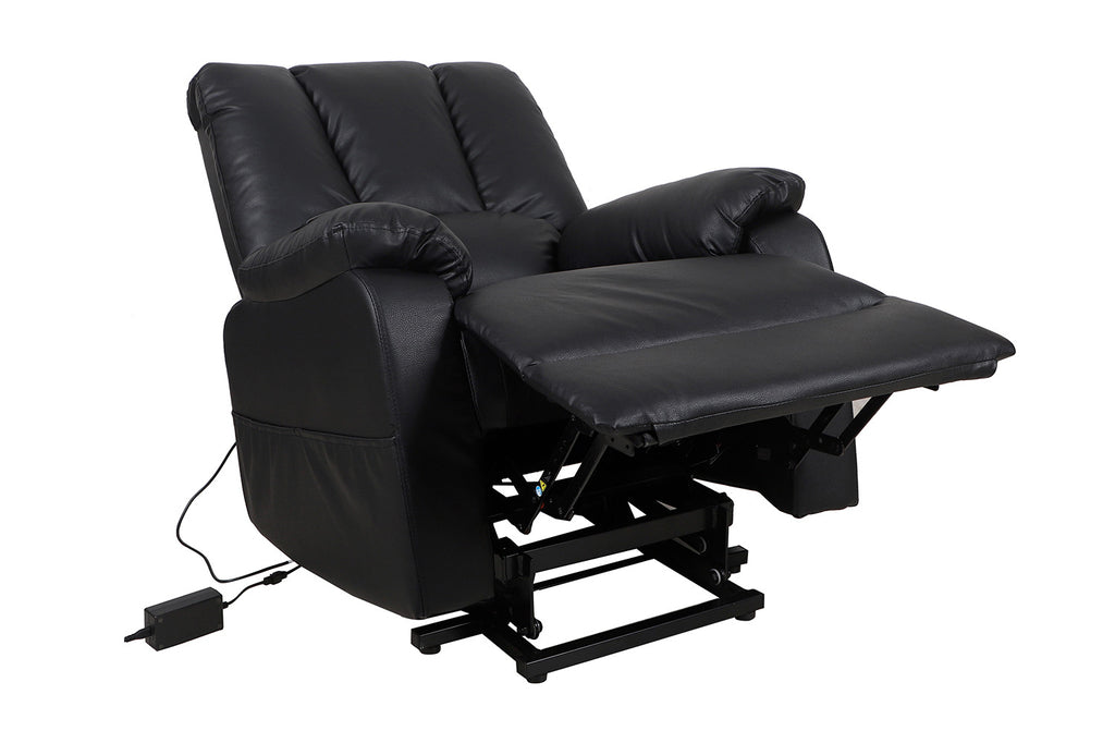 Relaxfauteuil met lift 'Osaka' PU Zwart RS