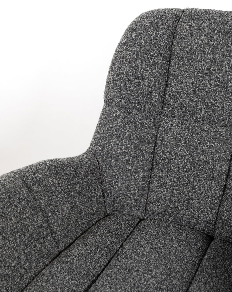 Armstoel Elvis roterend 360 - Antraciet BNO