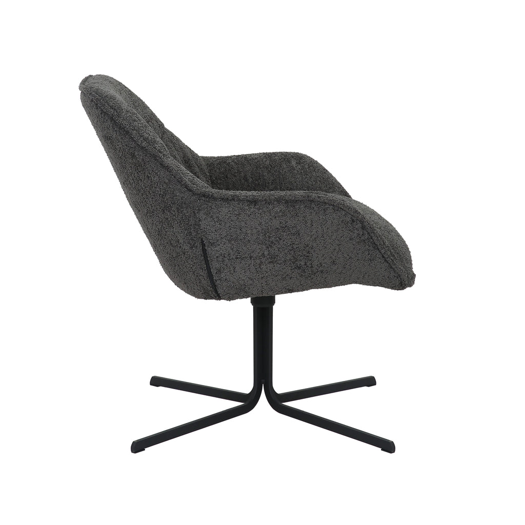 Fauteuil Mila | Donkergrijs STF