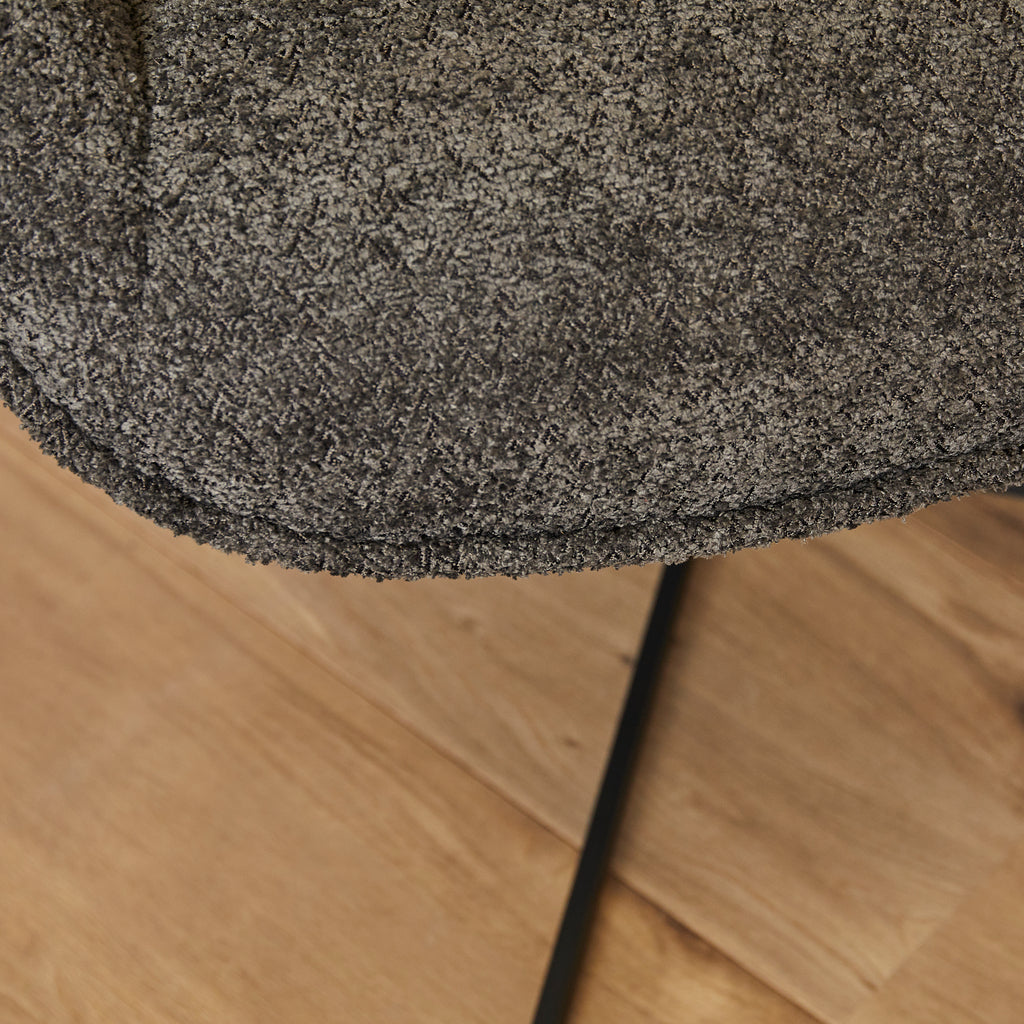Fauteuil Mila | Donkergrijs STF