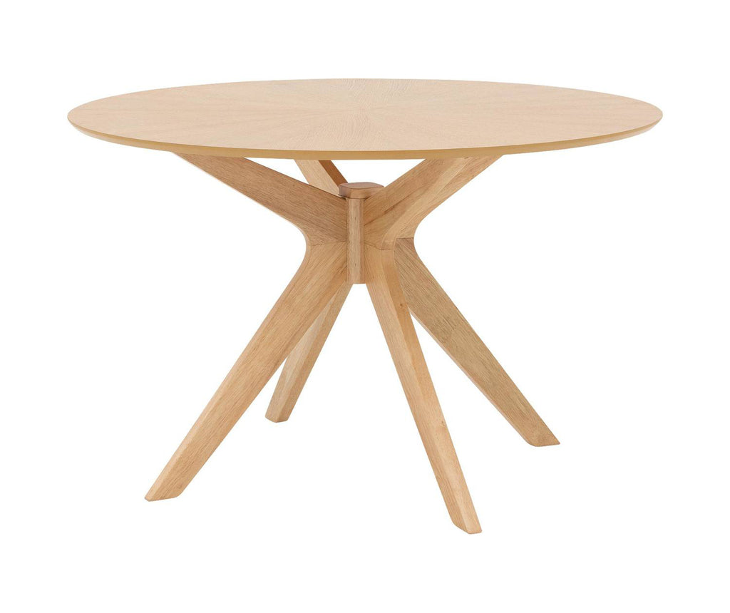 Table à manger ronde Julia 120 en chêne naturel - RVD
