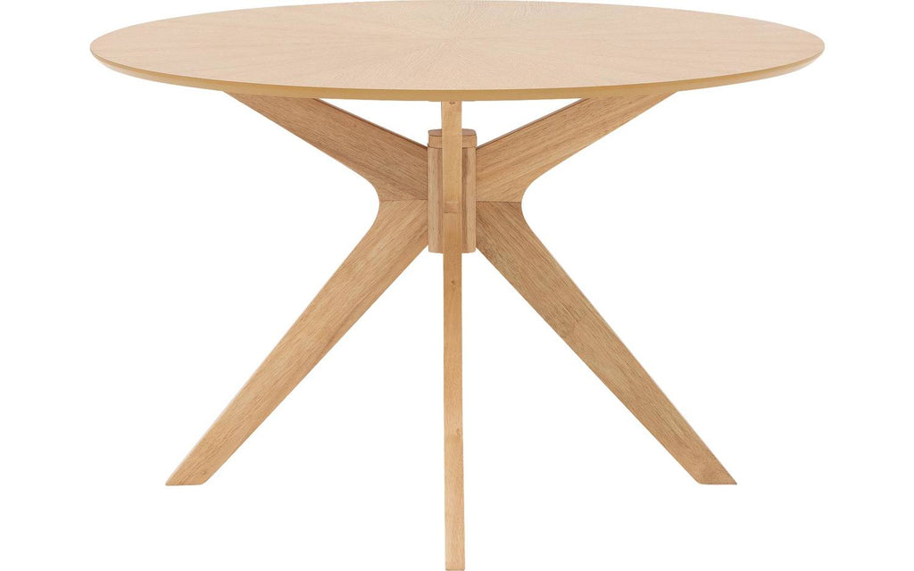 Table à manger ronde Julia 120 en chêne naturel - RVD