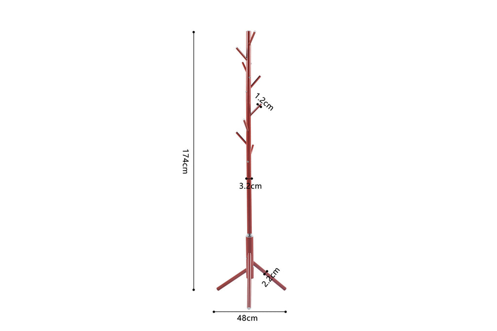 Porte-manteau 'Kassie' rouge - RS