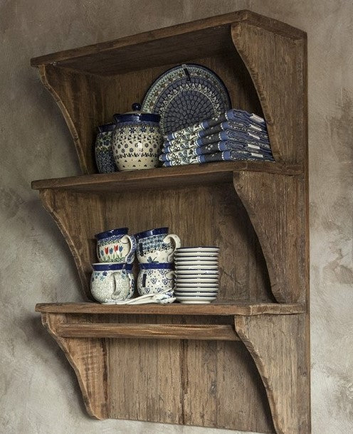 Landelijke keuken - wandrek cottage S