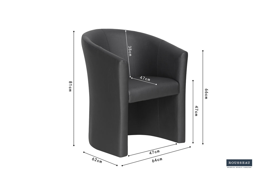 Kuipzeteltje 'Charlie' PU Zwart RS