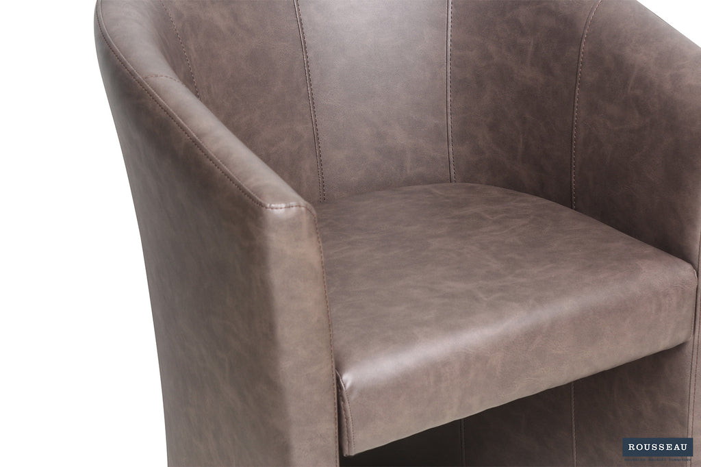 Kuipzeteltje 'Charlie' Vintage PU Donkerbruin RS