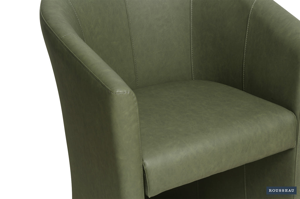 Siège baquet 'Charlie' Vintage PU vert - RS