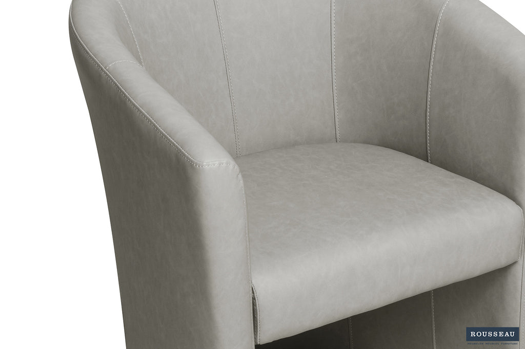 Kuipzeteltje 'Charlie' Vintage PU Lichtgrijs - RS