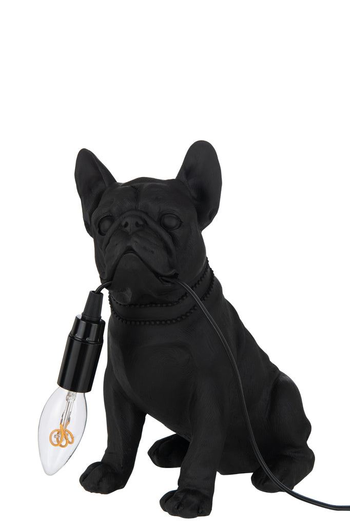 Lampe Bulldog Poly Noir J-LINE