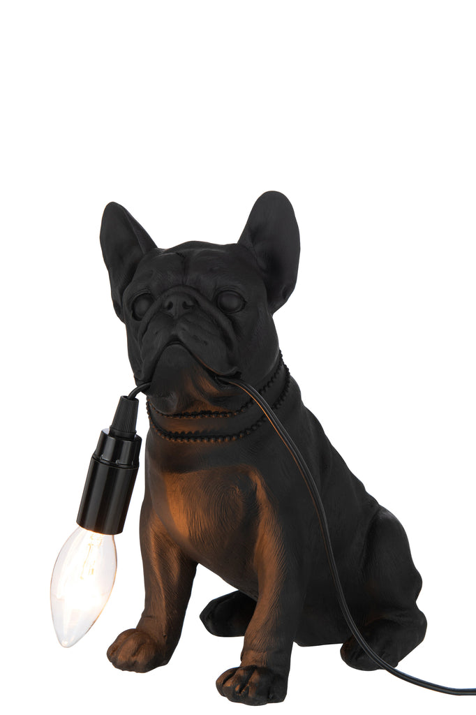 Lampe Bulldog Poly Noir J-LINE