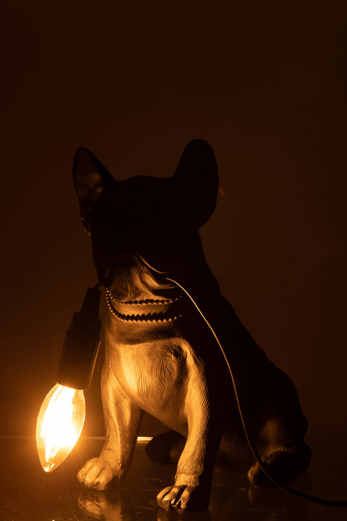 Lamp Bulldog Poly Zwart J-LINE